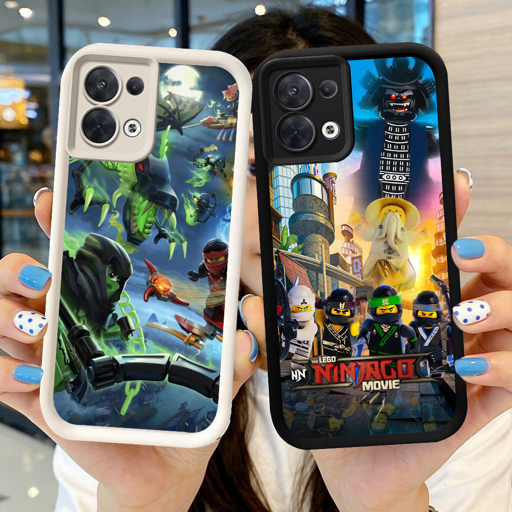 YR-35 LEGO Ninjago 2 Silicone Casing untuk OPPO Reno F21 8 F21S 7 8Z 7Z Pro Lite 5G