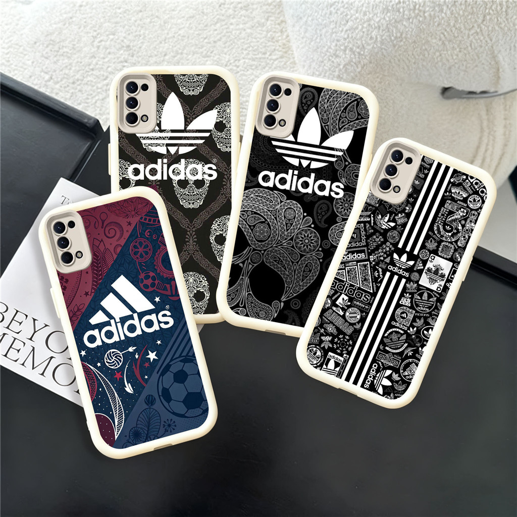 WB5 adidas Shockproof Casing untuk Hp Plating OPPO A53S A5 A35 A3S A36 A54 A38 A53 A52 2020 2018 202
