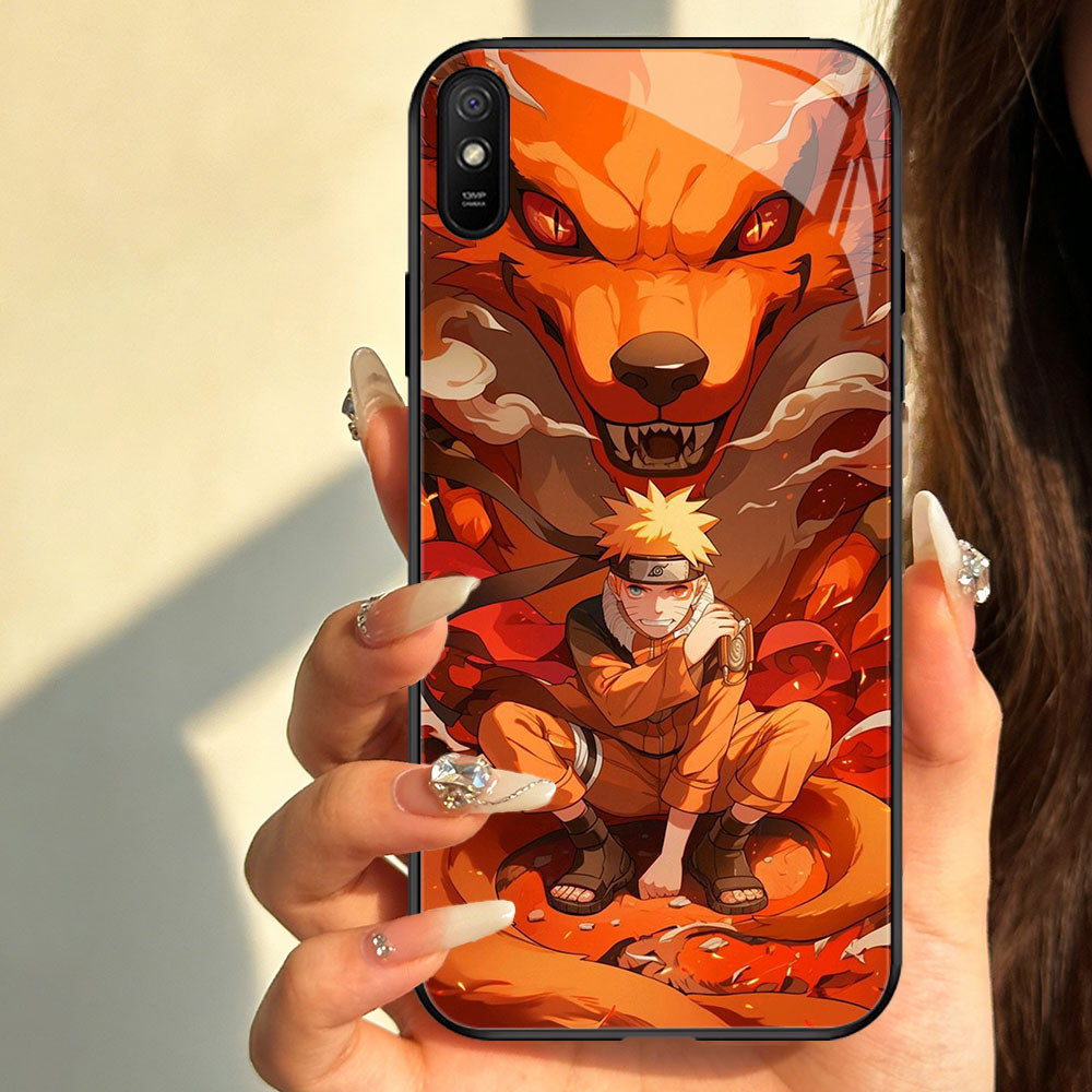 TT-64 Naruto _l Casing hp kaca Xiaomi Redmi Note Poco 7 14C 9A 14R 9i C75 A4 A3 Pro 5G