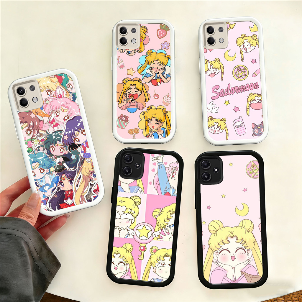 WC3 Anime Girl Warrior Casing untuk Hp Plating Xiaomi Redmi Note A3 9A 9C 10 12C 10s 9T 9 Pro 5G TPU
