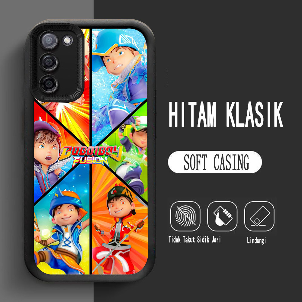 Casing untuk Samsung A03 Core F02S M02S A02 M02 A02S A03S Lembut L-13 Anime Boboiboy
