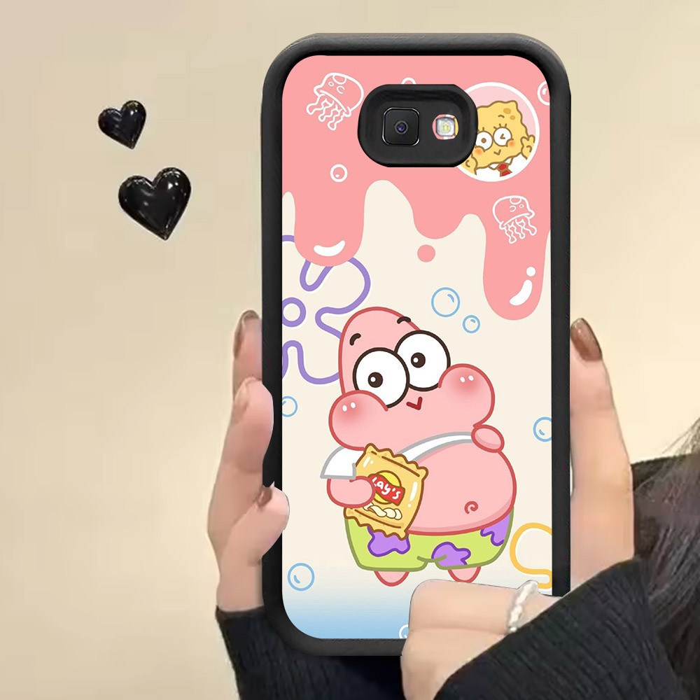 Casing untuk Samsung Galaxy J7 J4 J2 J6 Prime Plus Pro Case RR11 SpongeBob Patrick