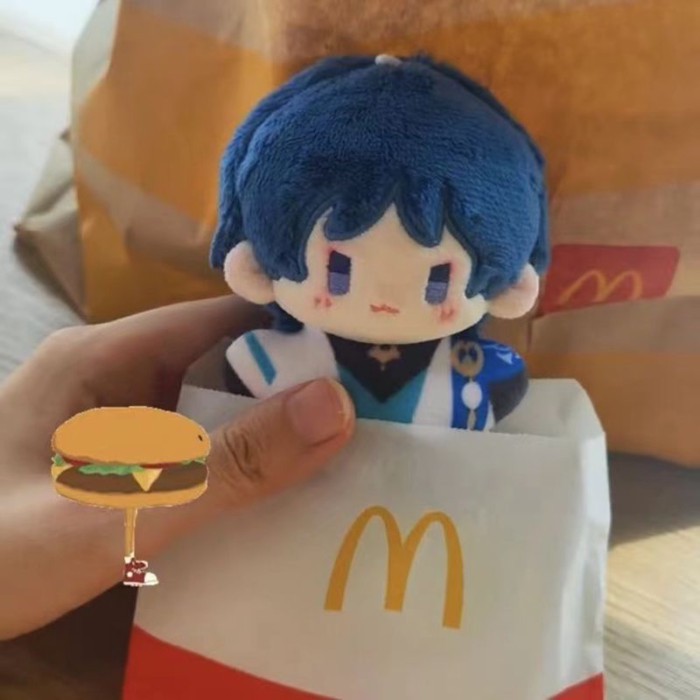 Boneka Katun Dua Dimensi Permainan Liontin Periferal God Skirmisher Mandrill Tinari Wendy Asli