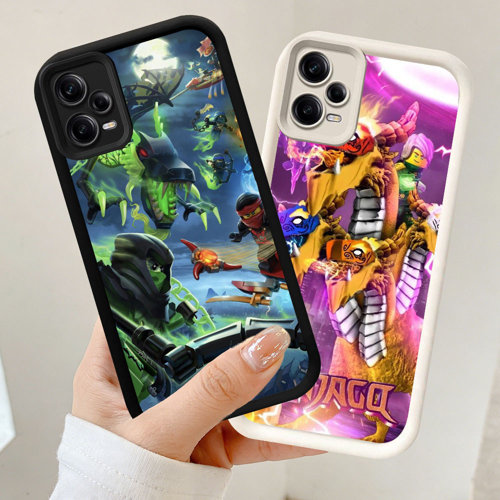 YR-35 LEGO Ninjago 2 Silicone Casing untuk Xiaomi POCO C31 X5 F6 M3 C65 C55 F5 Pro 5G