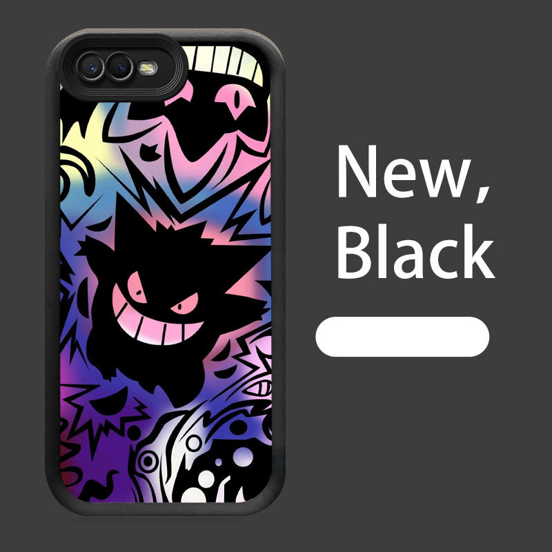 B-15 Pokemon Gengar Casing untuk OPPO A37 A83 A39 A1K A3S A12E Silikon Case