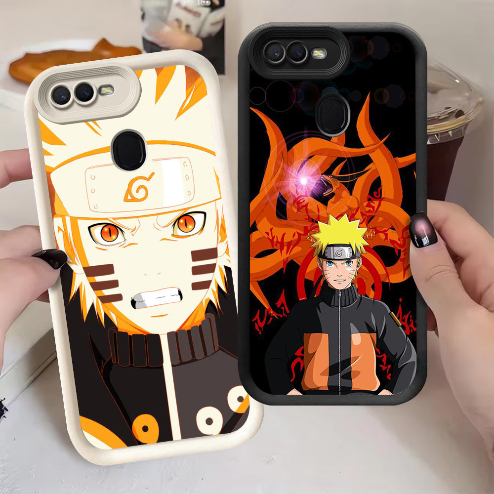 G-6 Naruto Casing untuk OPPO A11K F9 Pro A7 F7 A12 A5S F5 A12s Hitam dan putih