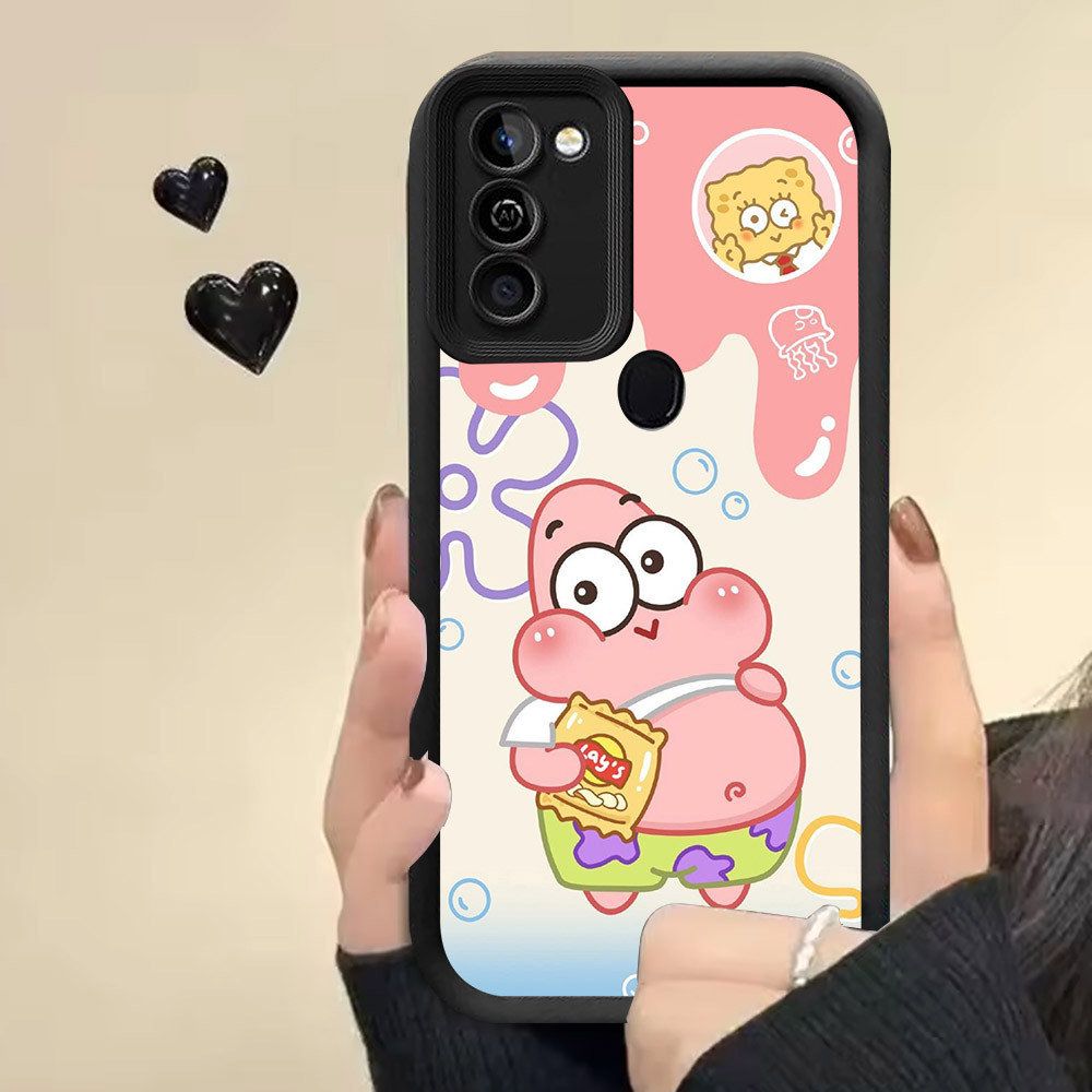 Casing untuk Samsung A21S A20S A11 M21 A10S M11 M30S A20 Case RR11 SpongeBob Patrick