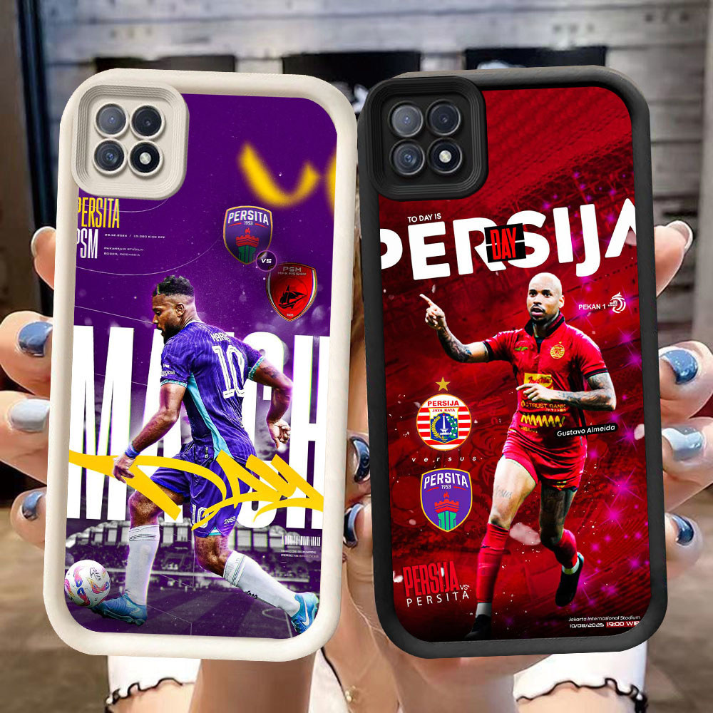 CK-17 persita tangerang Shockproof Silicone Casing untuk Realme Narzo C11 C20A C15 C25Y C12 C25S 30A