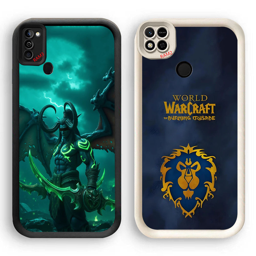 HR-94 World of Warcraft Shockproof Casing untuk Infinix Smart 6 Tecno Spark GO 1 1S ITEL A90 Plus GT