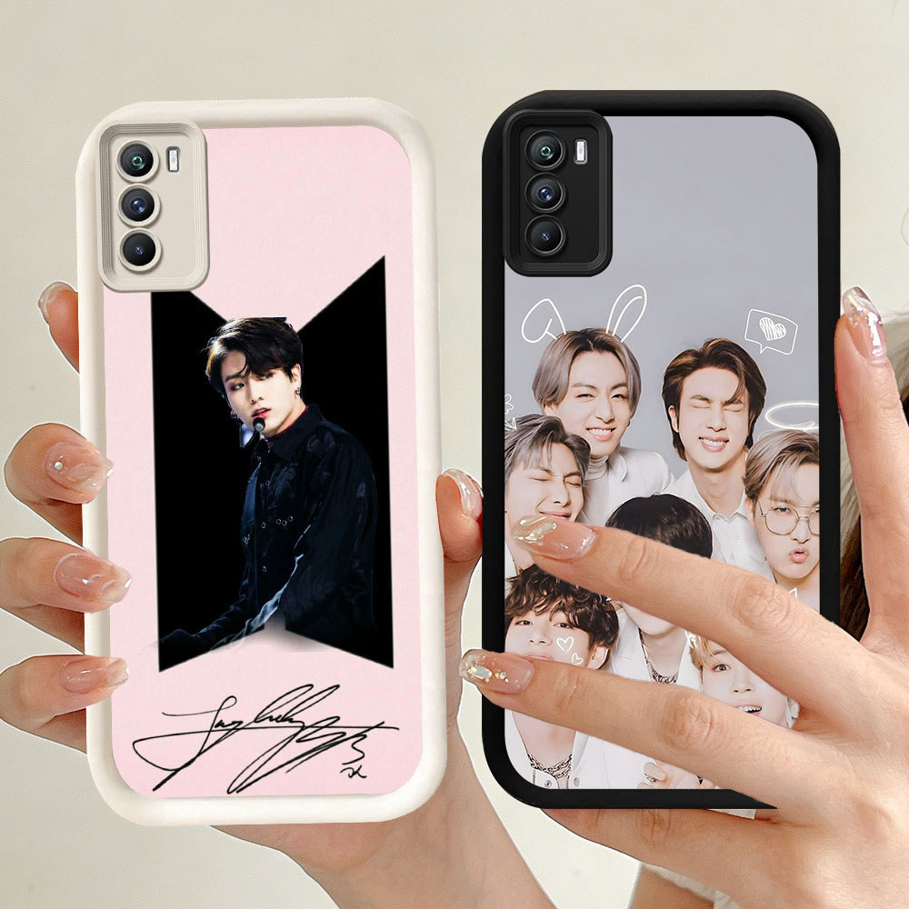 RR-5 BTS Casing ponsel tipis OPPO A11S A53S A16 A33 A53 A16s A54S 2020