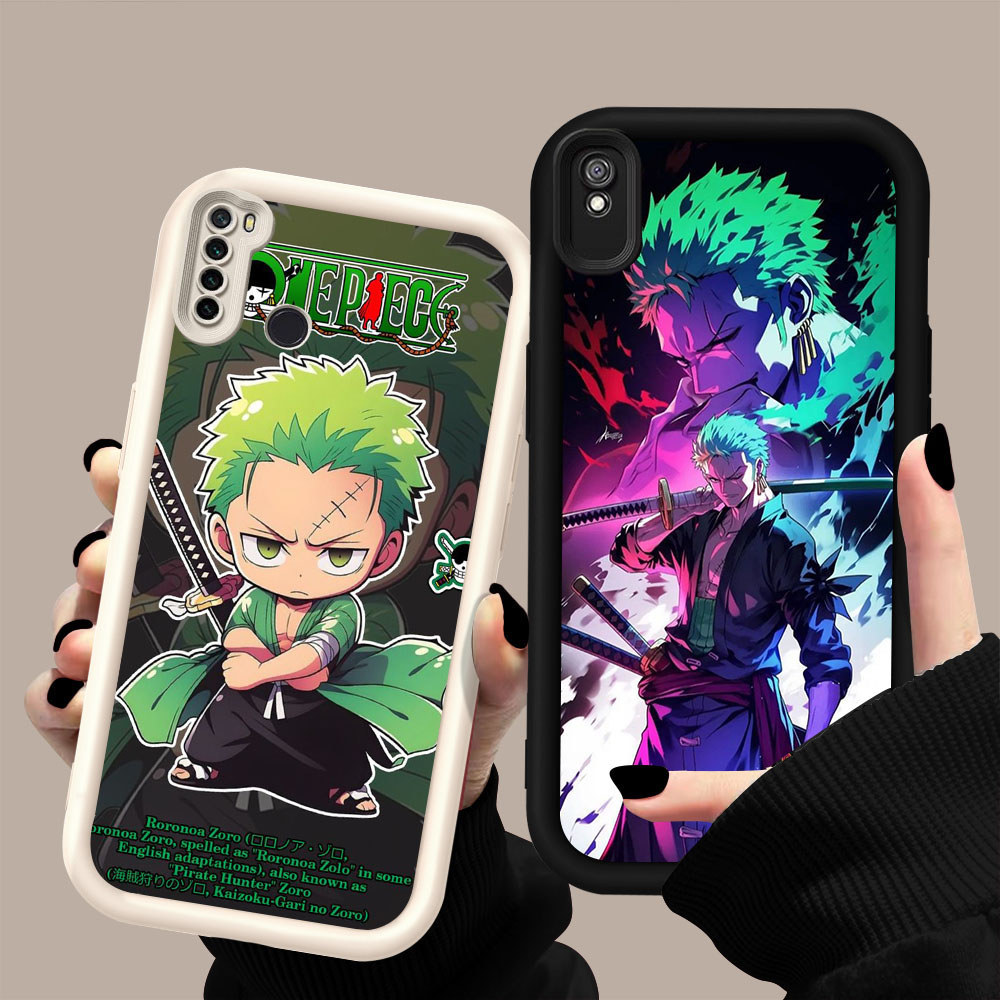 HW-40 Zoro ONE PIECE Shockproof Silicone Casing untuk Xiaomi Redmi Note 7 9T 6A 9A Pro