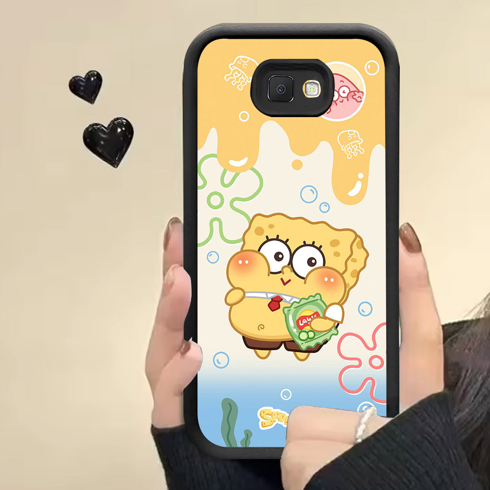 Casing untuk Samsung Galaxy J7 J4 J2 J6 Prime Plus Pro Case RR6 SpongeBob
