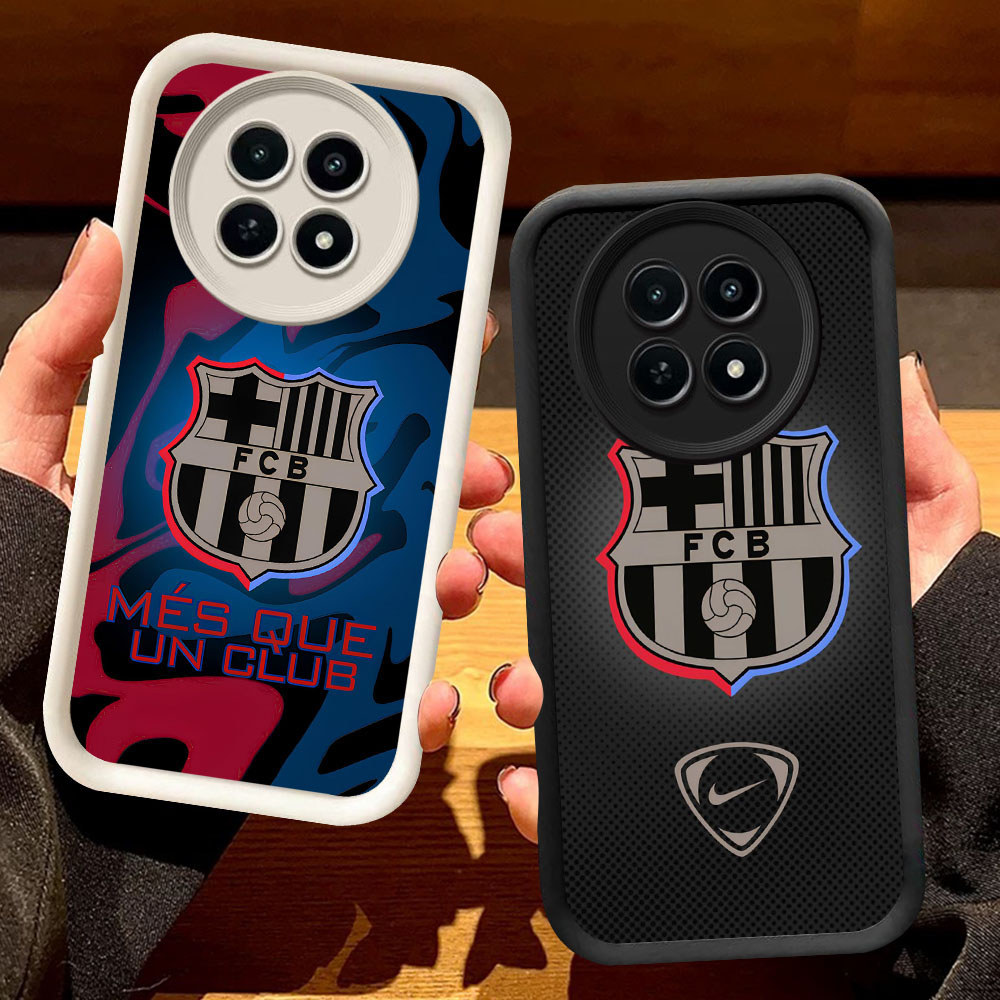 TF-3 Barcelona Murah Casing HP TPU Anti Gores Realme 12 12X 13 C65 P1 Narzo N65 70 Pro Plus