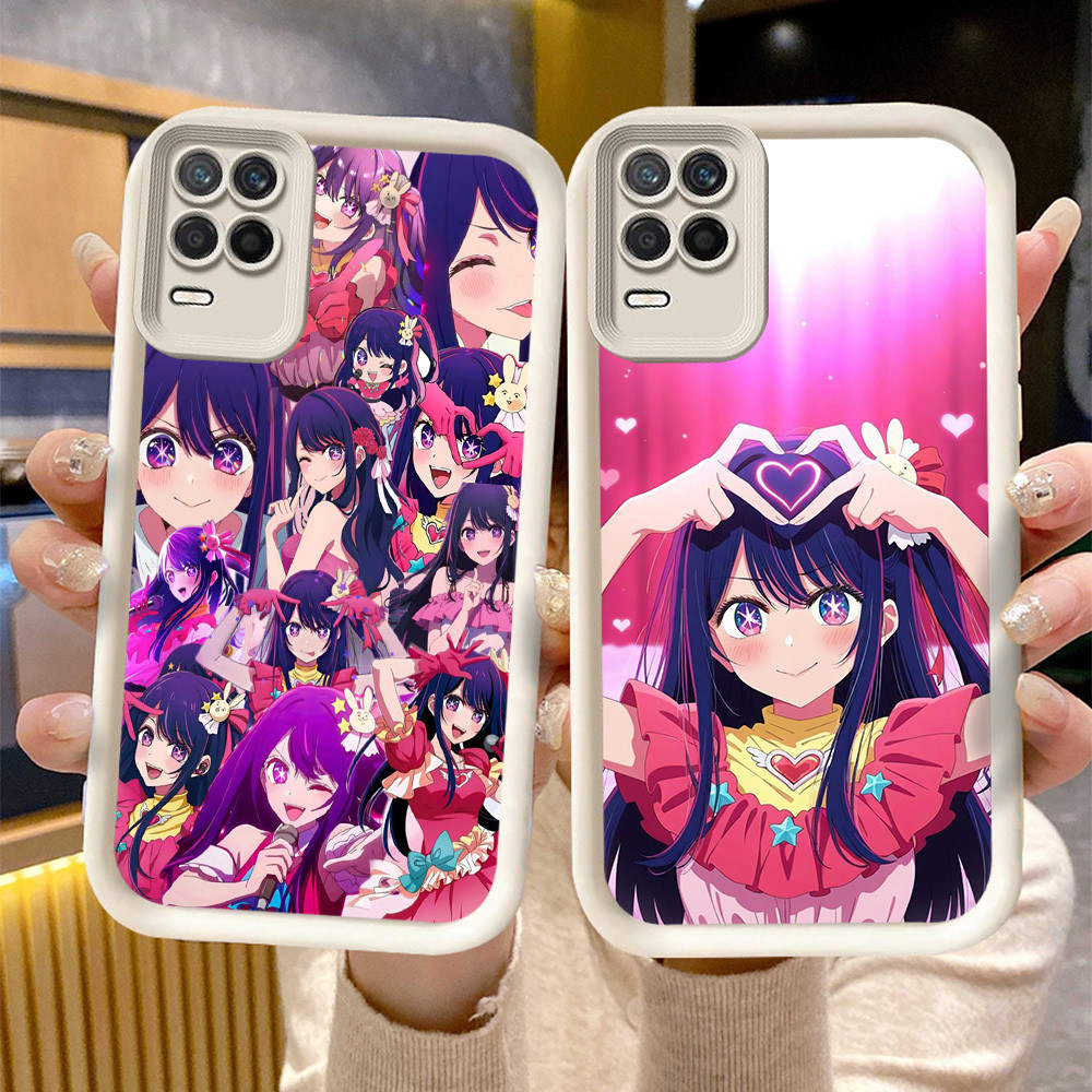 C-1 Oshi no Ko Hitam Putih Casing untuk Realme 8S 8 Pro 5G