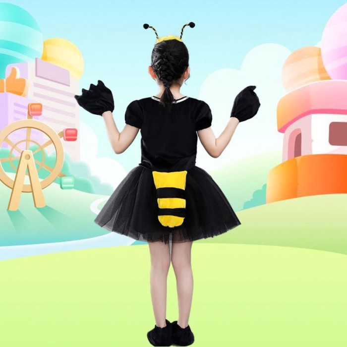 Kostum Pertunjukan Hewan Anak-anak Kostum Semut Kecil Kostum Hewan Lucu Kartun Tari TK Pertunjukan S