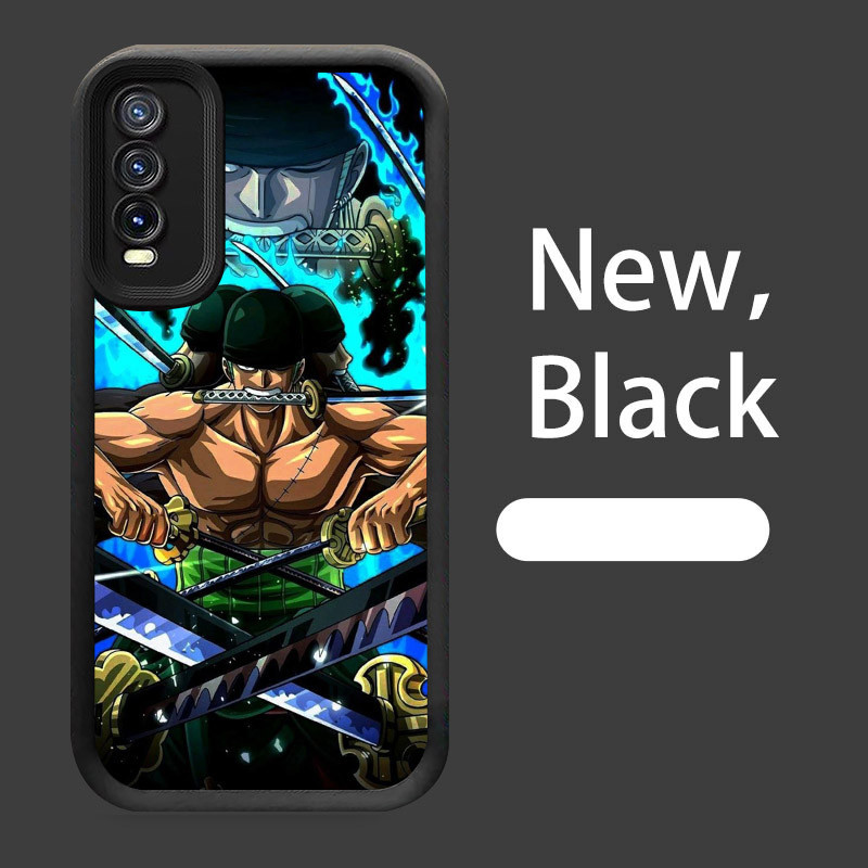 B-23 One Piece Zoro Casing untuk Samsung A10 A50 A30s A50s A7 A30 Silikon Case