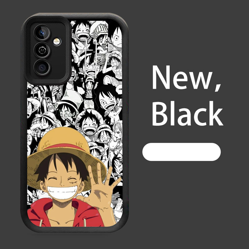 B-7 One Piece Luffy Casing untuk Samsung A52S A73 A72 A53 A52 5G Silikon Case
