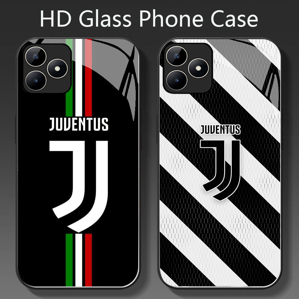 YR-37 Juventus HD Glass Casing HP Realme 7i C67 C31 C55 C53 C33 C35 C17 GT 6 Narzo N53 50A Prime