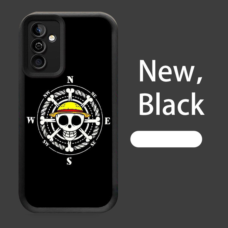 B-3 One Piece Logo Casing untuk Samsung A52S A73 A72 A53 A52 5G Silikon Case