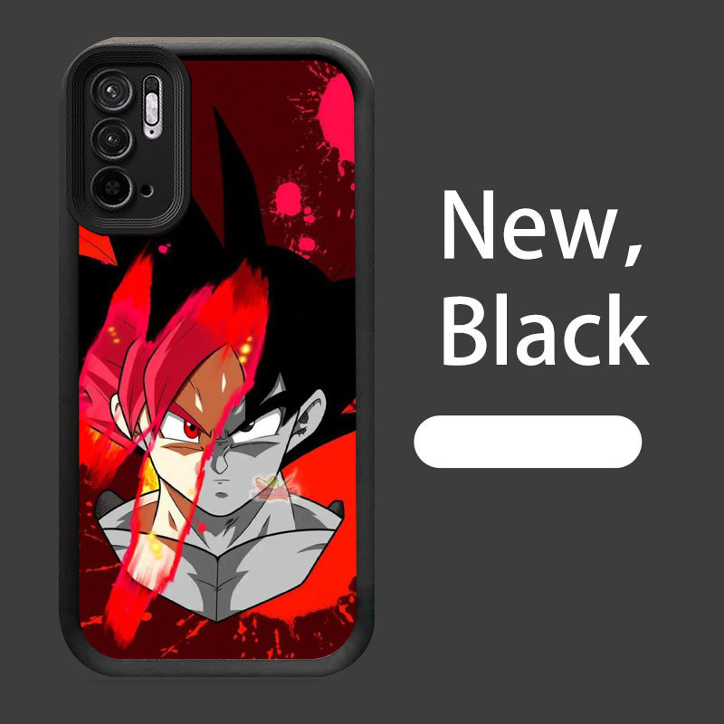 B-5 Dragon Ball Goku Casing untuk Xiaomi Redmi Note 10T 10 2022 10S Pro 5G Silikon Case