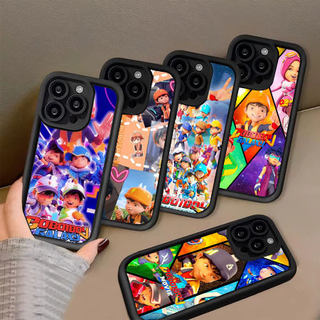 YU21 Boboiboy Casing untuk Hp Plating VIVO Y91C Y30 Z1 V9 Y15 Y66 Y91 Y81S Y20 Y20i Y20S Y50 Y12 Y17