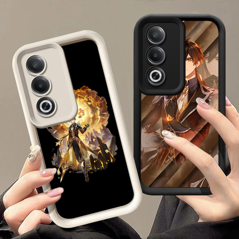 HA123 Zhongli Genshin Impact Untuk Vivo Casing hp Softcase Silikon Kasing untuk Vivo Y100 Y22 Y22s Y