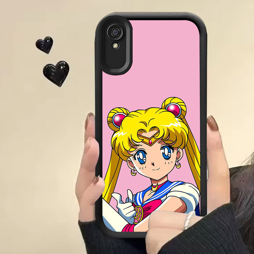 Casing untuk Xiaomi Redmi Note 7 9A POCO M4 M3 9T Pro Case RR19 Sailor Moon