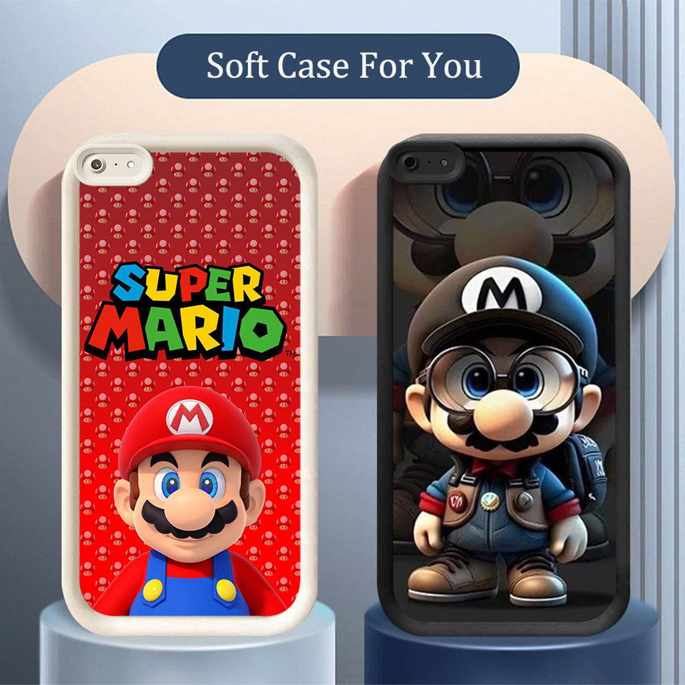 Casing HP TPU Anti Gores Realme C30 C30S C15 12 P1 Narzo 50i Prime Pro Plus YR-42 Mario