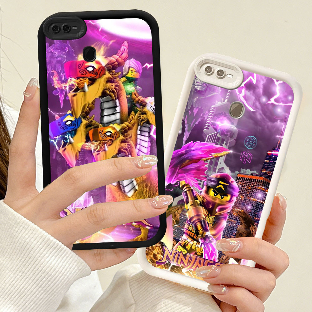 YR-35 LEGO Ninjago 2 Silicone Casing untuk OPPO A12E A5S A12s A12 F7 A7 F9 A11K 2018 Pro