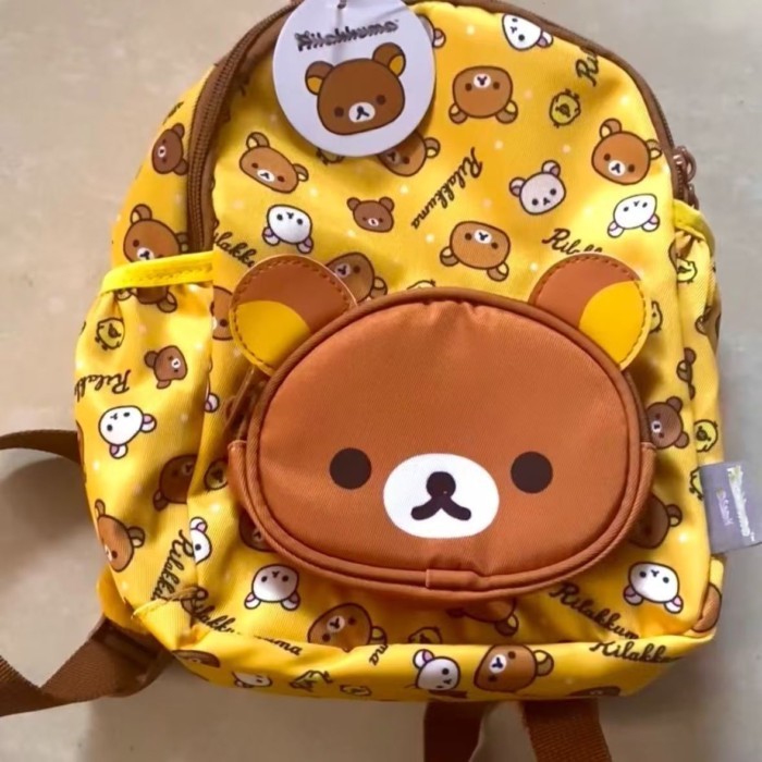 Rilakkuma Rilakkuma Tas Sekolah Periferal Anime Kartun Lucu Tas Mini Ransel Kartun Lucu