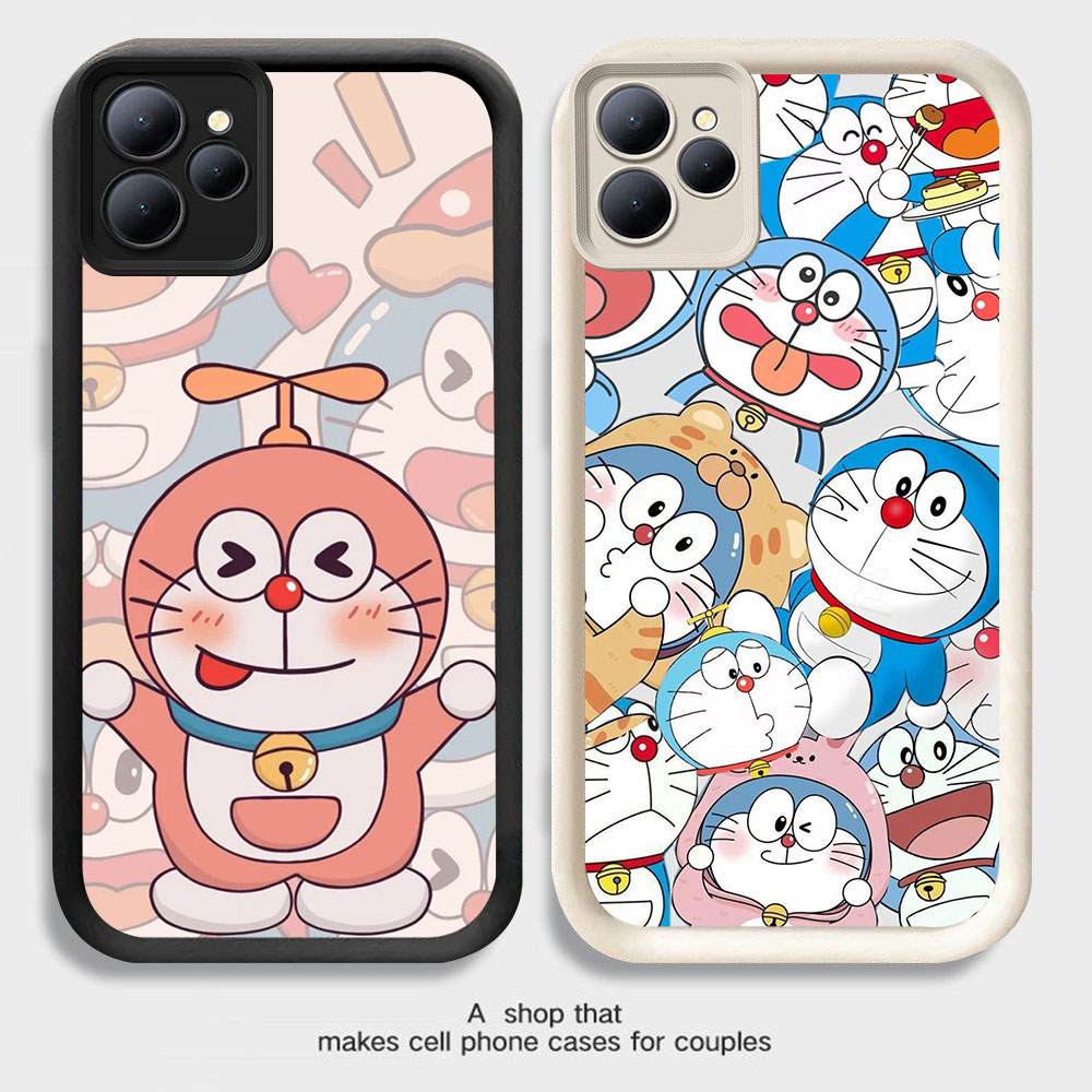 MP-77 Doraemon Shocking Silikon Casing untuk Infinix Tecno HOT Smart POP SPARK Pova 7 GO2 60i 40i 40