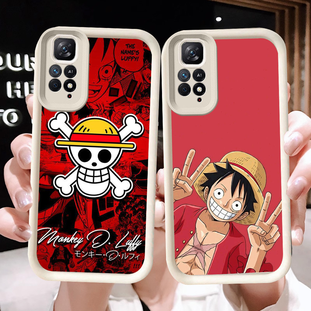 N-60 One Piece Luffy Soft Casing untuk Xiaomi Redmi Note 11 SE 11S Pro 5G