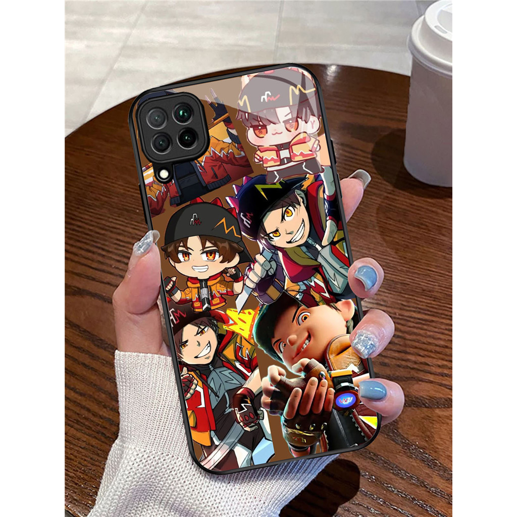 WW-2 Boboiboy Casing ponsel kaca tempered Samsung A12 A22 M12 M32 5G
