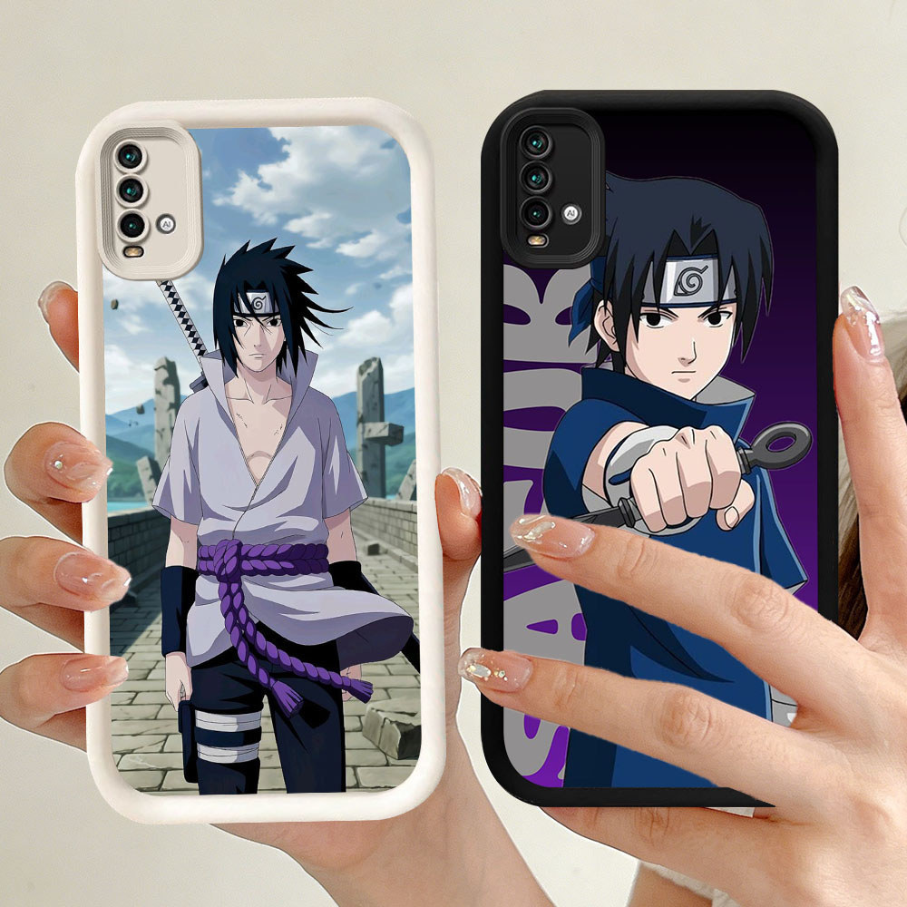 YR-69 Uchiha Sasuke Silicone Casing untuk Redmi Note 9T 11 11T 11S SE Pro 5G
