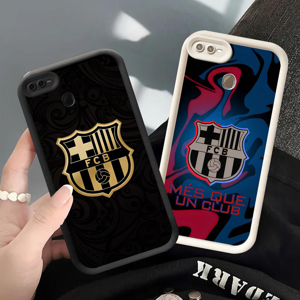 Casing HP TPU Anti Gores OPPO A7 A5S A12 A12s F7 F9 F25 Pro YR-3 FC Barcelona