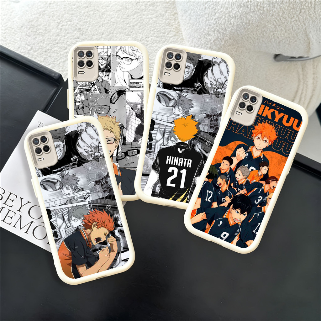 WA8 Haikyuu Anime Casing untuk Hp Plating OPPO A15 A33 A17K A15s A17 A16K A36 A18 A31 A16 A16s A35 A