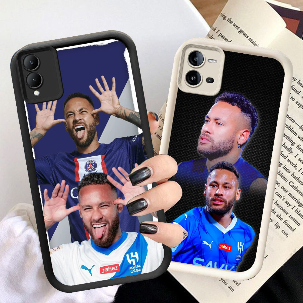 HR-76 Neymar JR Shockproof Casing untuk VIVO Y36 Y03 Y28s V25E Y03t V25 Y27 Y18i Y18 Y27s