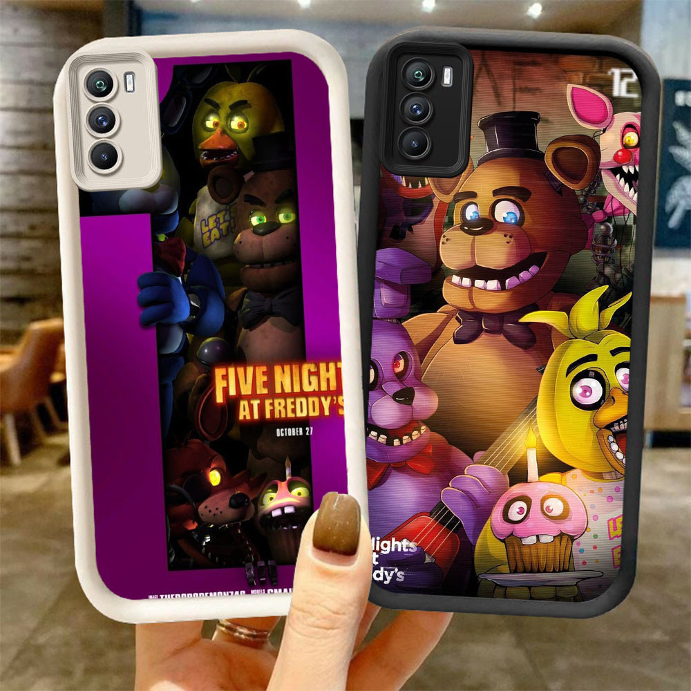 YW-24 FNAF Casing ponsel tipis OPPO A54S A16 A16s A33 A11S A53 A53S 2020