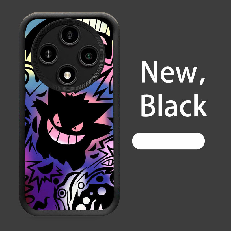 B-15 Pokemon Gengar Casing untuk Xiaomi Redmi A3X 14C POCO X3 C61 C75 X7 A3 Pro 5G Silikon Case