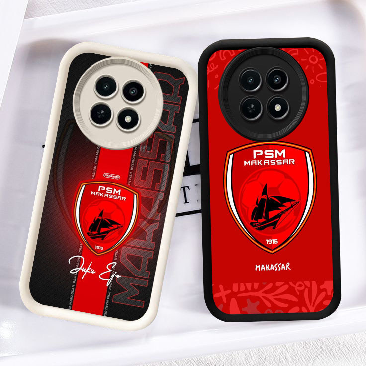 YE-48 PSM Makassar Silicone Casing untuk Realme 12X 13 12 C65 Plus Pro Lite 5G