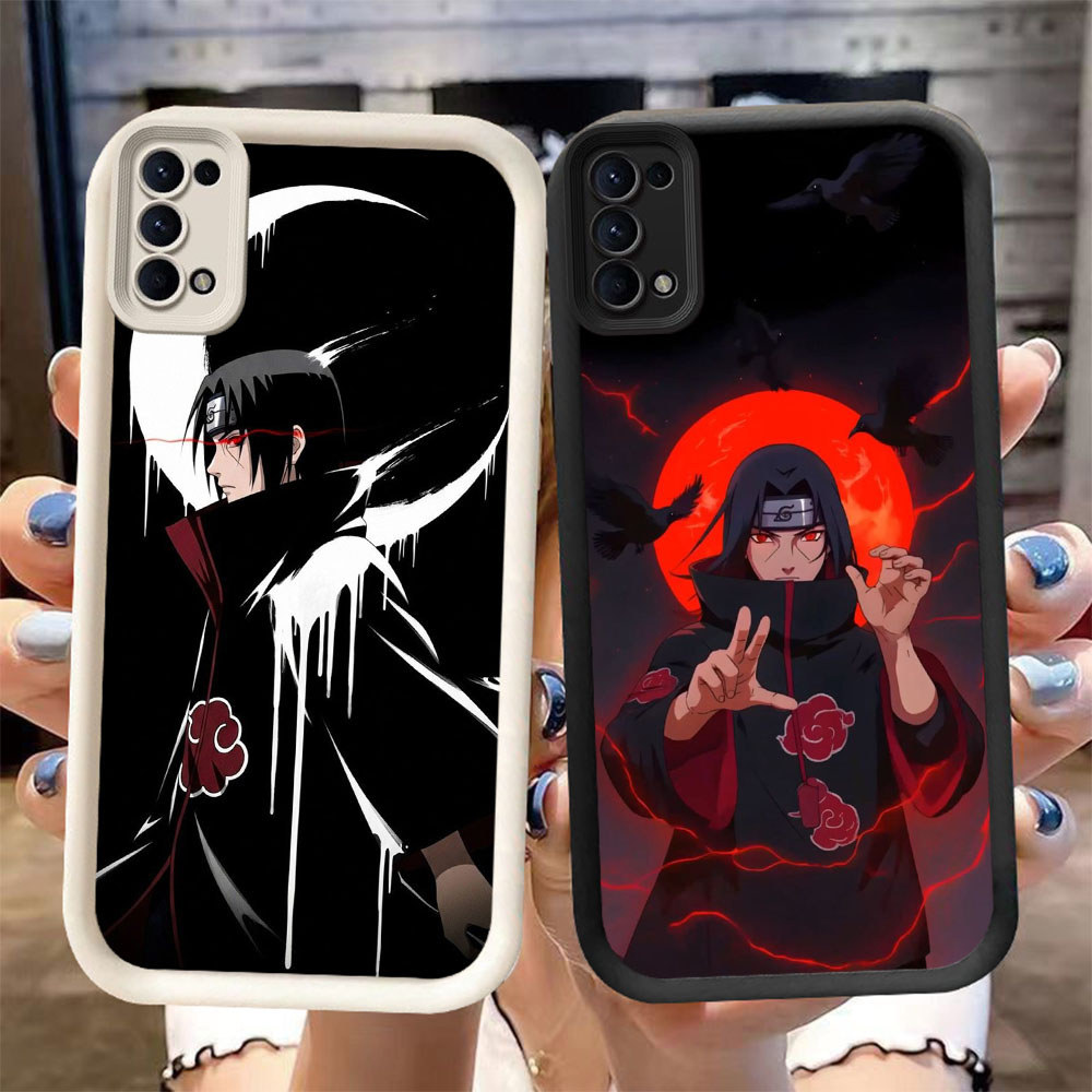 MK-34 Anime Uchiha Itachi Silikon hitam putih Casing untuk Realme Narzo 5 20A C65 6i C3 C17 C75 10 N