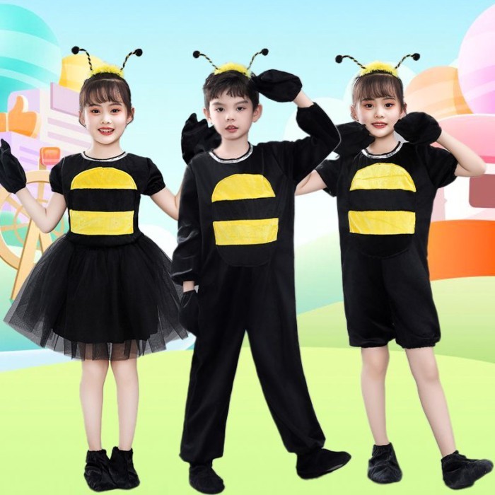 Kostum Pertunjukan Hewan Anak-Anak Kostum Semut Kecil Kostum Hewan Lucu Kartun Tari Tk Pertunjukan