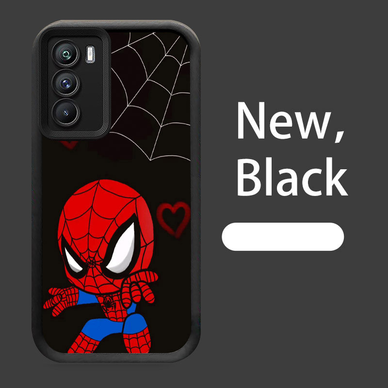 B-14 Spider-Man Casing untuk Realme 7i C75 C71 C2s C17 14X C2 C73 Silikon Case