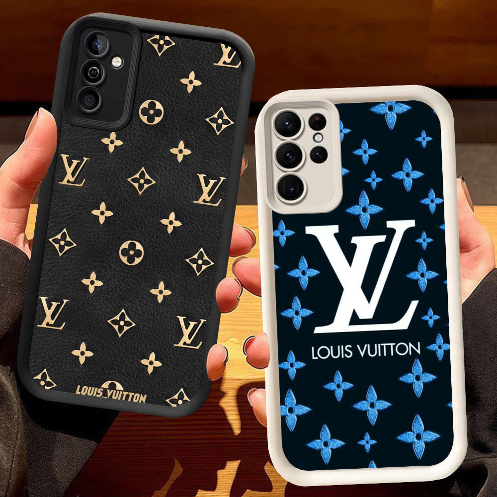 KD-65 LV Fashion Shockproof Casing untuk Samsung A55 A54 M15 S25 S24 S21 FE Ultra