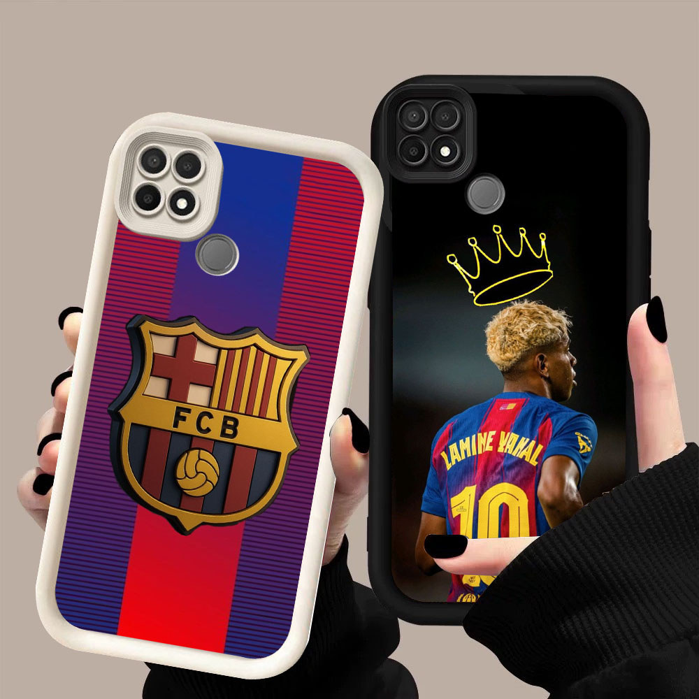 SM-64 Barcelona Lamine Yamak 10 Murah Casing HP TPU Anti Gores OPPO A15 A15s A35 A54 A16E A16K A93 F