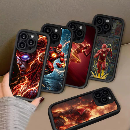RU57 The Flash Casing untuk Hp Plating OPPO Reno A5 2F F7 A3S A1K F9 2 A5S A9 F11 C2s C2 A12s A12 A1