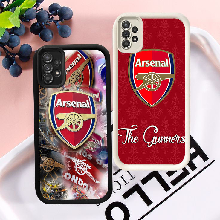YE-3 Arsenal Football Club Silicone Casing untuk Samsung A23 A32 A13 A53 A72 A52 A73 A52S A33 5G