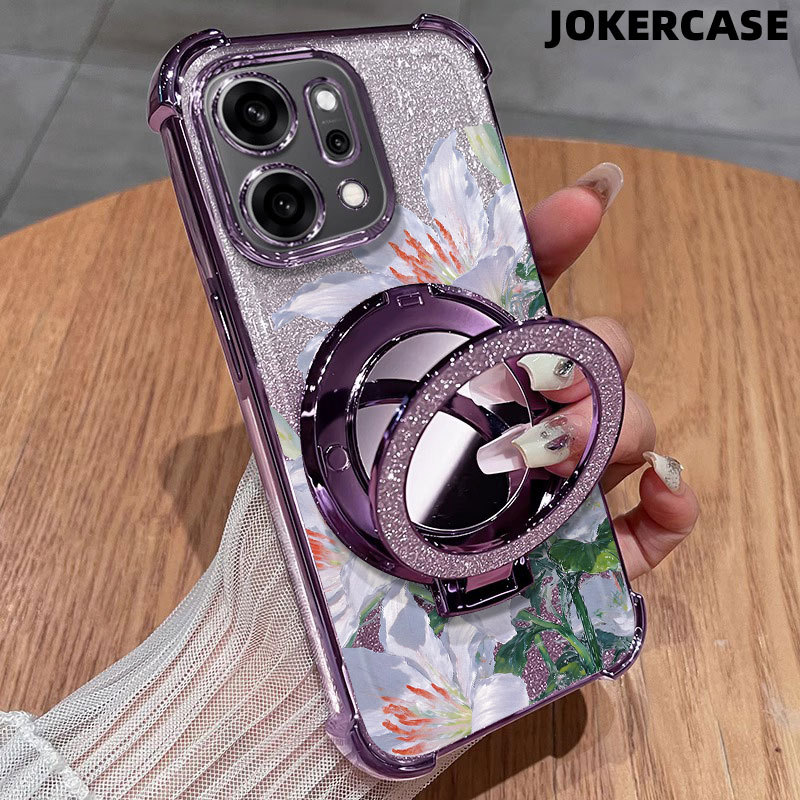 Case Realme 5i C17 C63 Note 60 C71 C75 Braket Cermin Untuk Case Realme 7i C2 C11 C20 C53 Glitter Car