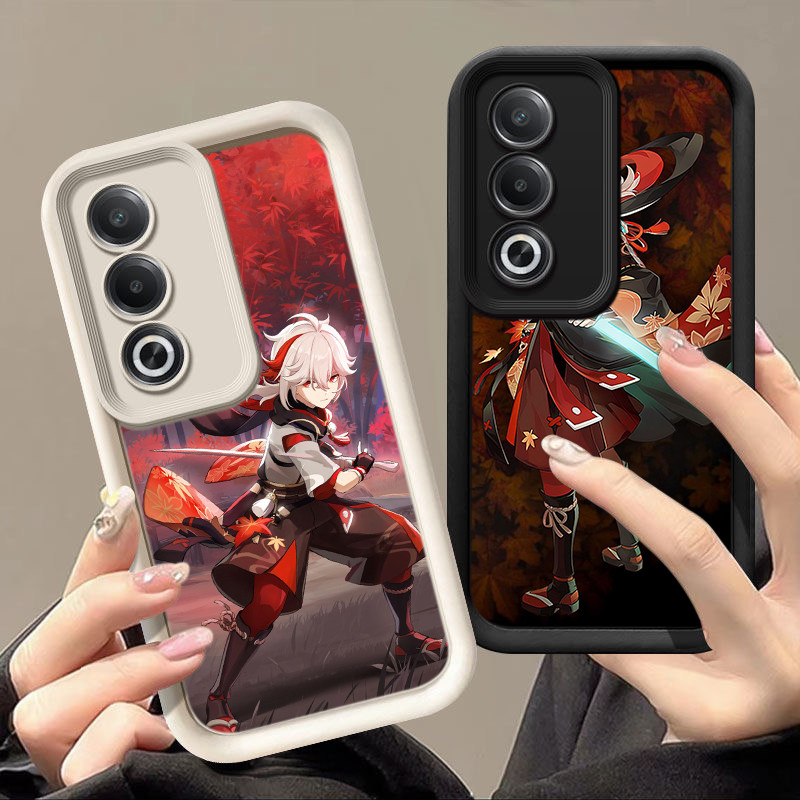 HA33 Genshin Impact game Kaedehara Kazuha Untuk Vivo Casing hp Softcase Silikon Kasing untuk Vivo Y1
