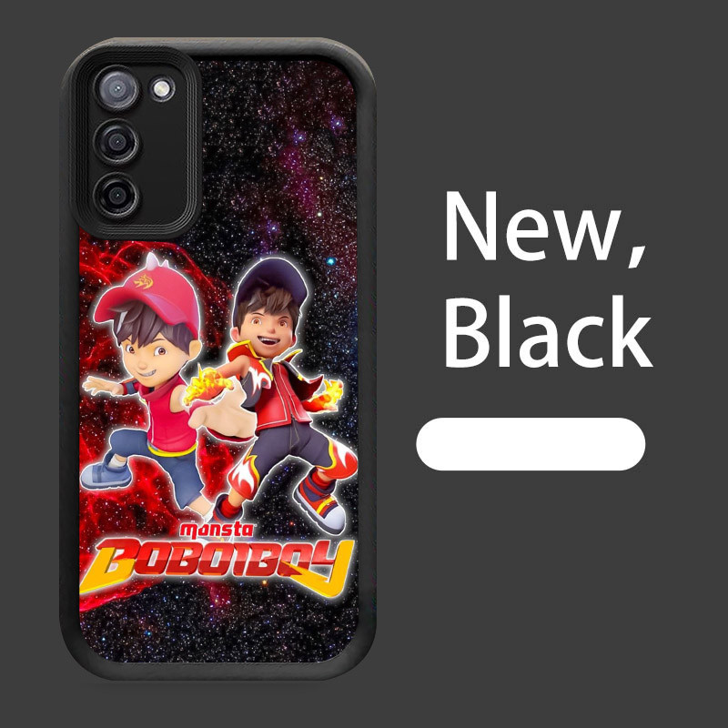 B-4 Boboiboy Anime Casing untuk Samsung A02 M02S A03S F02S A02S M02 A03 Core Silikon Case